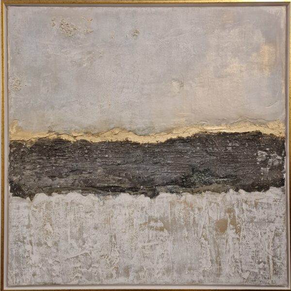 Hommage an Burri 100 cm x 100 cm, 2024