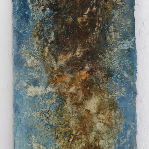 PAPIERARBEIT blau 50 cm x 160 cm, 2023